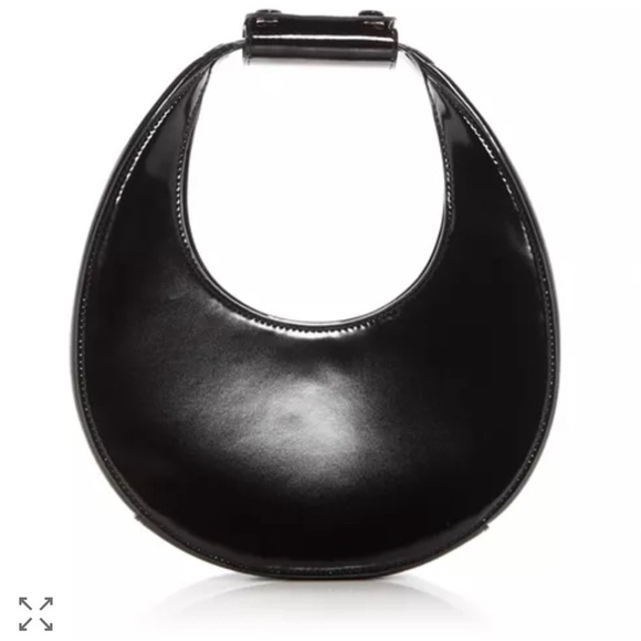 NWT! STAUD MINI MOON CRESCENT BAG BLACK PRICE IS FIRM!!!! - Picture 6 of 7